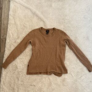 Halogen Tan Cashmere Sweater